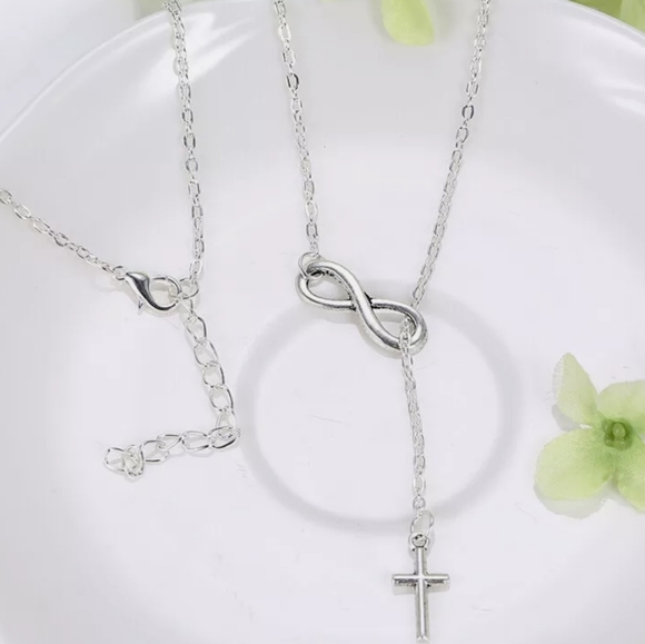 ✝️Silver Infinite Faith Necklace✝️ - Picture 8 of 8